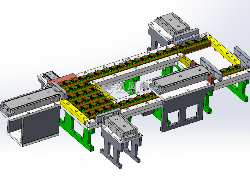回型气动送料机构