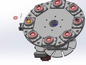 双工位自动吸附旋转机构