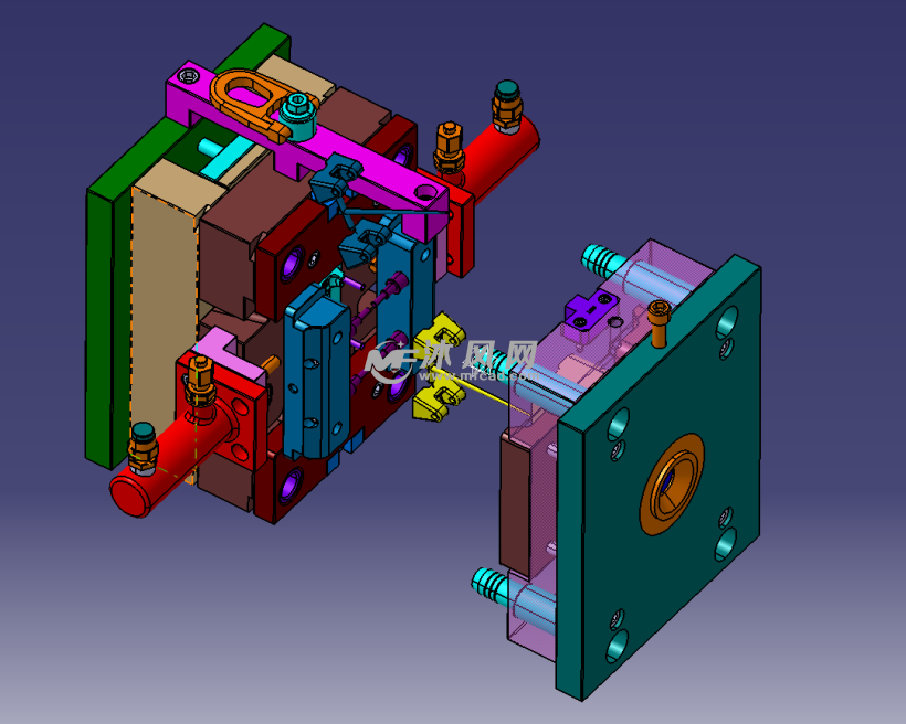 铰链头塑料模具