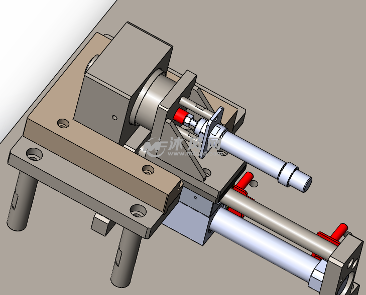 自动压装锁芯机构