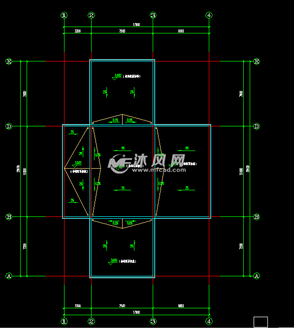 屋面排水示意图