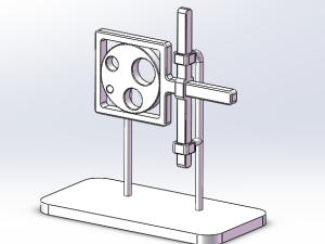 推杆机构三维模型