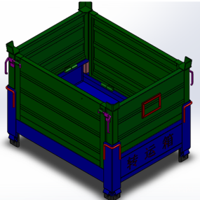 solidworks周转箱图纸下载_solidworks免费图纸,设计模型大全 - 沐风
