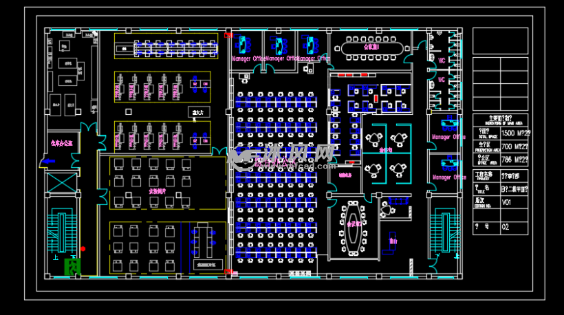 锂电池制造厂生产车间平面布局图