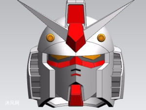 元祖高达头部ug建模