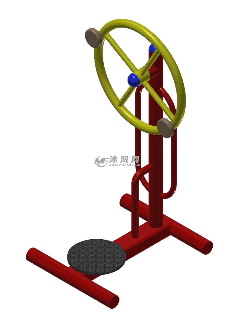 戶外健身器材模型