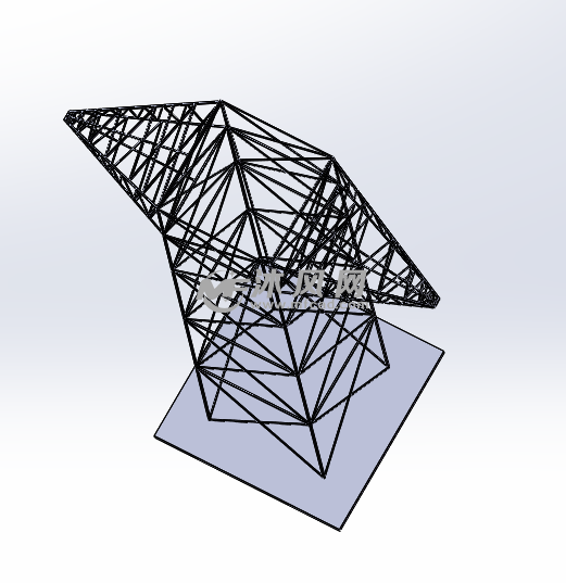 山地输电塔模型