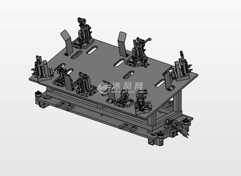 点焊夹具模型设计
