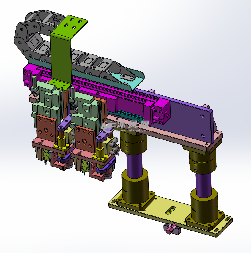 轴承双工位移栽上料机构