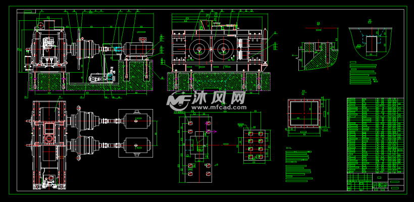 1200×450辊压机 总图