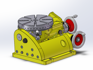 立轴回转分度钻床夹具圆盘的夹具设计
