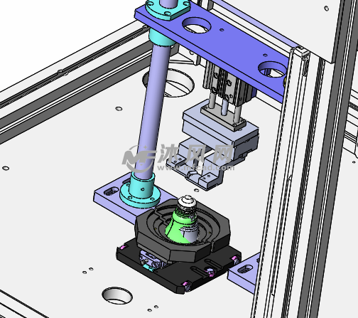 半自动灯泡线头剪切设备 - 机械加工图纸 - 沐风网