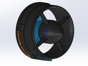 简易水下螺旋推进器