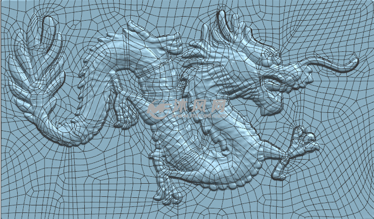 龙浮雕ug曲面建模