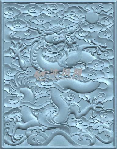 龙浮雕曲面UG建模