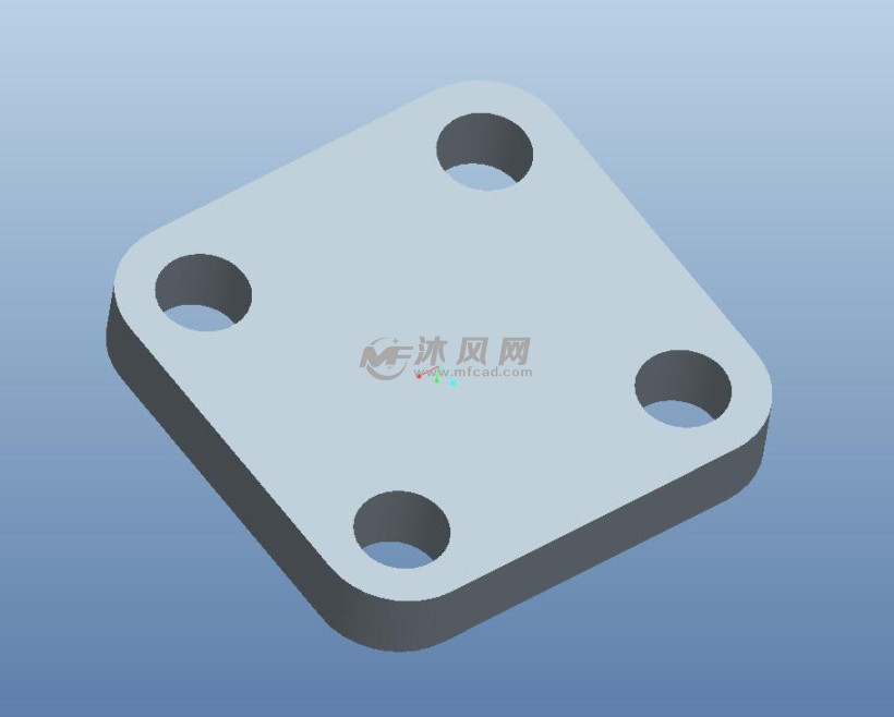 机械零件-阀盖_proe三维建模教程下载_沐风网