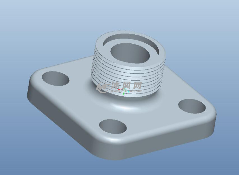 機械零件-閥蓋_proe三維建模教程下載_沐風網