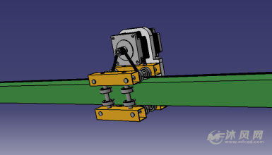 皮带齿轮移动手臂