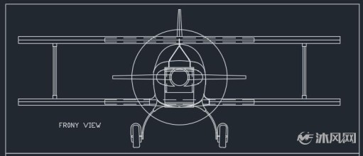 木质螺旋桨挂弹战斗机模型-航空航天图纸-沐风网