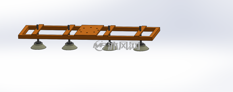 真空吸盘夹具模型