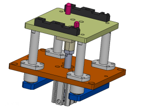 顶升机构模组模型