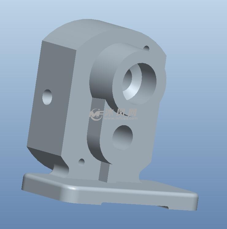 齿轮泵体案例_proe三维建模教程下载_沐风网