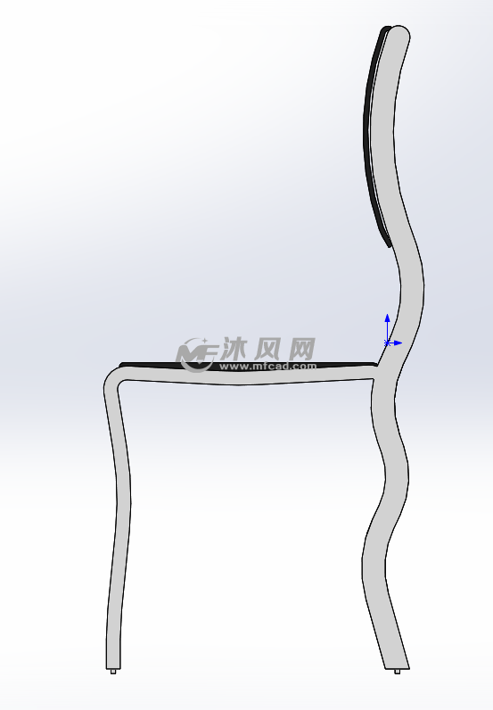 椅子左視圖