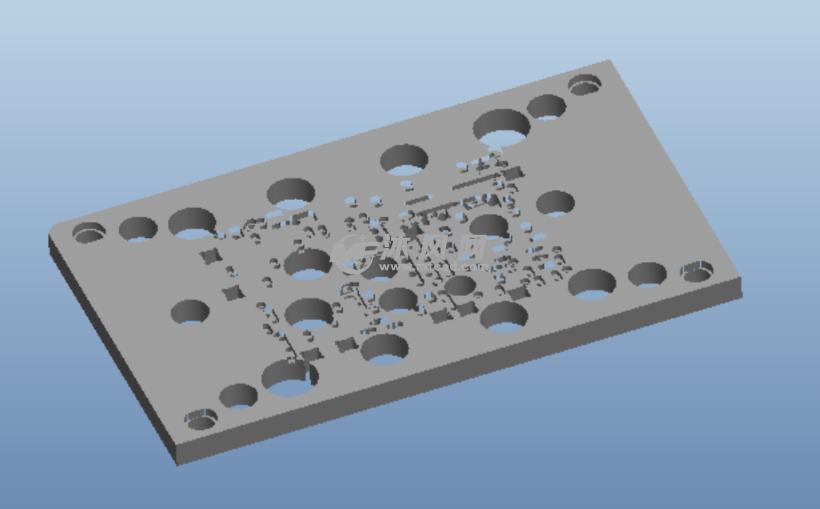 笔记本下盖模具大底板