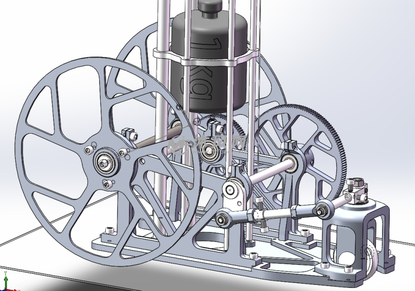 s型无碳小车模型图