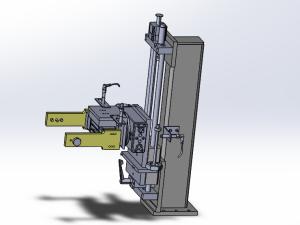 夹紧翻转机构模型
