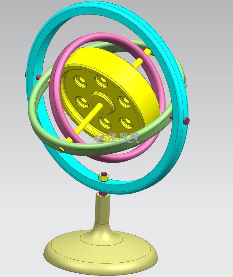 三轴陀螺仪 - 数码产品图纸 - 沐风网