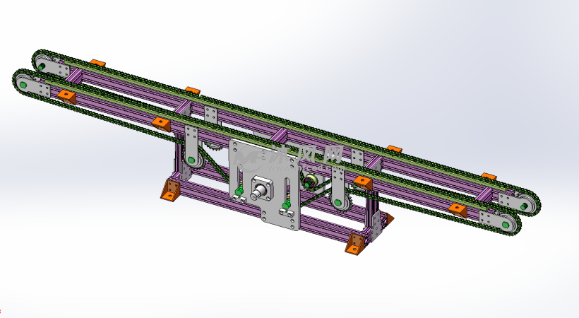 链条输送线模型设计