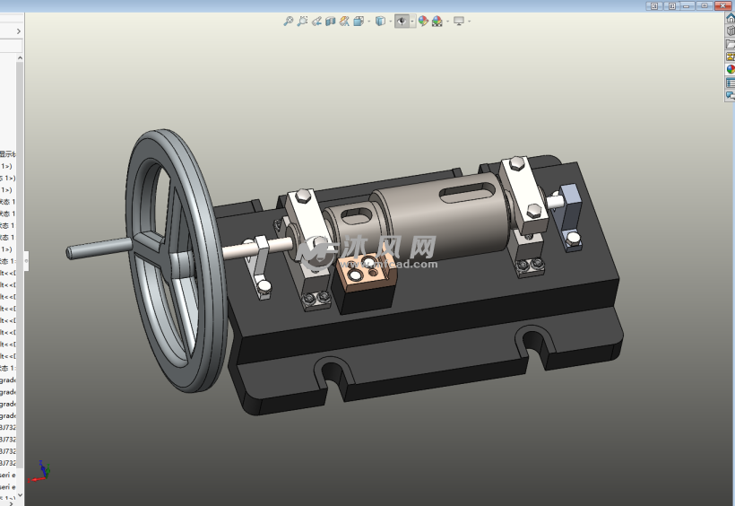 心轴机床芯遶型块设计