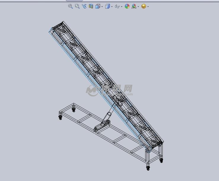 倾斜输送机(系统)设计模型线形图