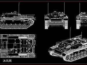 三号坦克变种版 - 军工模型图纸 - 沐风网