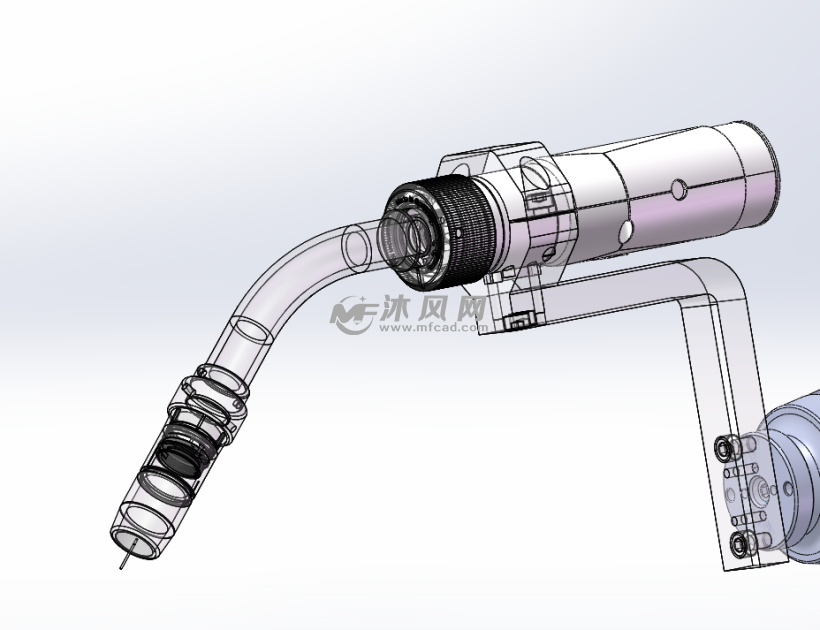 机器人焊枪模型