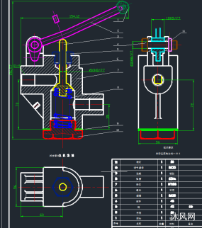 手动阀装配图纸autocad20122472510wsnzh2019-08-05手压阀总体装配