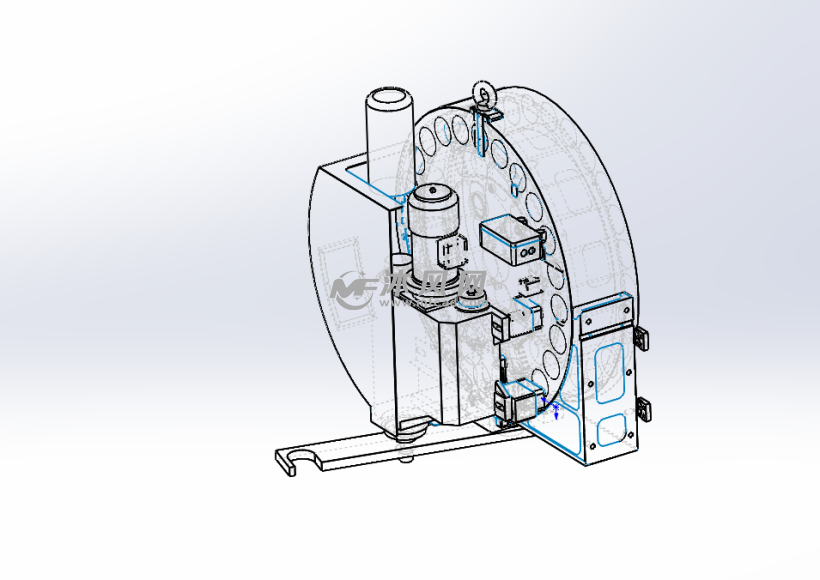 冈田bt50刀库线性结构图