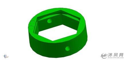 圆形整周内倒扣结构模具