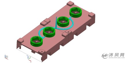 圆形整周内倒扣结构模具