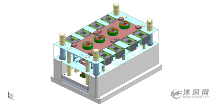 圆形整周内倒扣结构模具