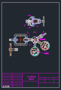 流量计减压器三维图 - 电子电工图纸 - 沐风网