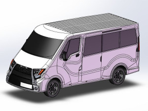 東方號汽車三維模型cad