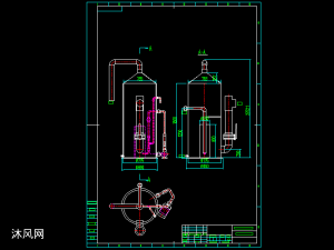 40吨/小时水产养殖设备蛋白质分离器图纸