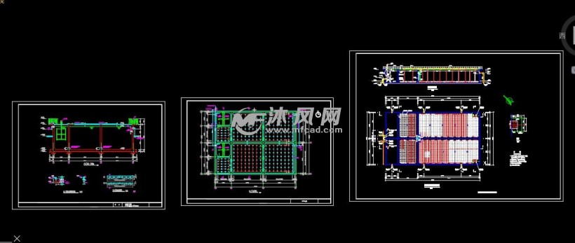 a/o处理池图设计ao池平面图ao池剖图某城区ao处理池图图纸描述a/o工艺