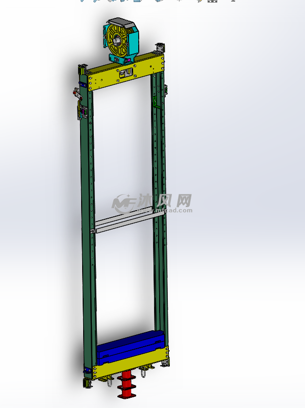电梯新式对重框