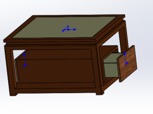 欧式茶几三维图,拆装图,排钻孔位图,料单生产图纸 - cad模型下载,家具
