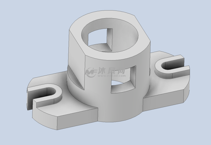 inventor轴测图下的零件建模