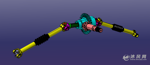 宝马某四驱车型传动轴