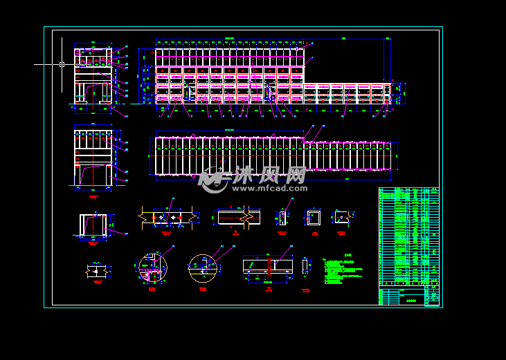 涂装设备喷漆室室体详细制作图 - 通用设备图纸 - 沐风网